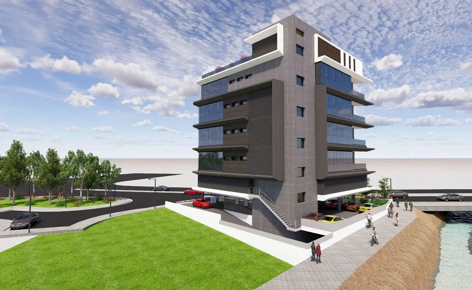 River Business Tower – Εξωτερικό